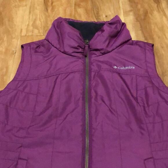 Columbia Sportswear Maroon Polyester Vest Size Medium - Picture 4 of 7